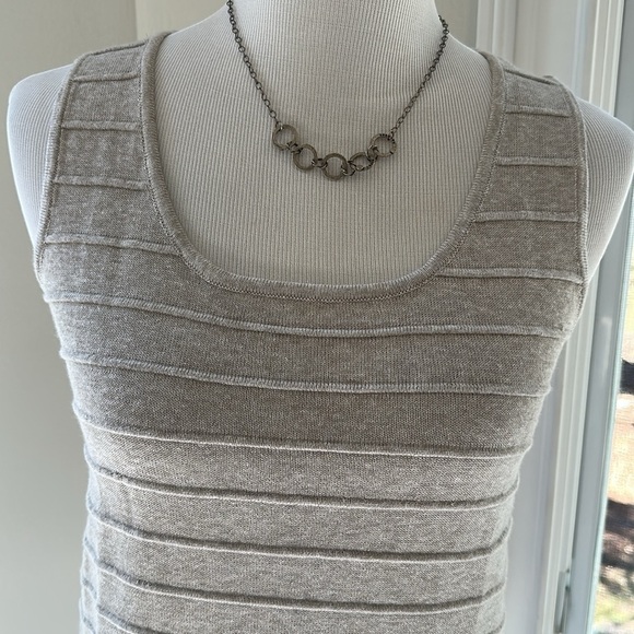 NWT Amour Vert Yvonne Tank, Medium, Oatmeal color - Picture 4 of 9